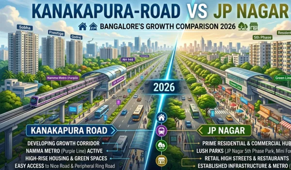 Kanakapura Road vs JP Nagar 2026 Featured Image of Kanakapura Road vs JP Nagar 2026