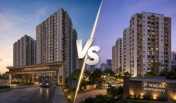 Purva Eminora vs JP Nagar Apartments 2026 – Price Comparison Featured Image of Purva Eminora vs JP Nagar Apartments 2026 – Price Comparison